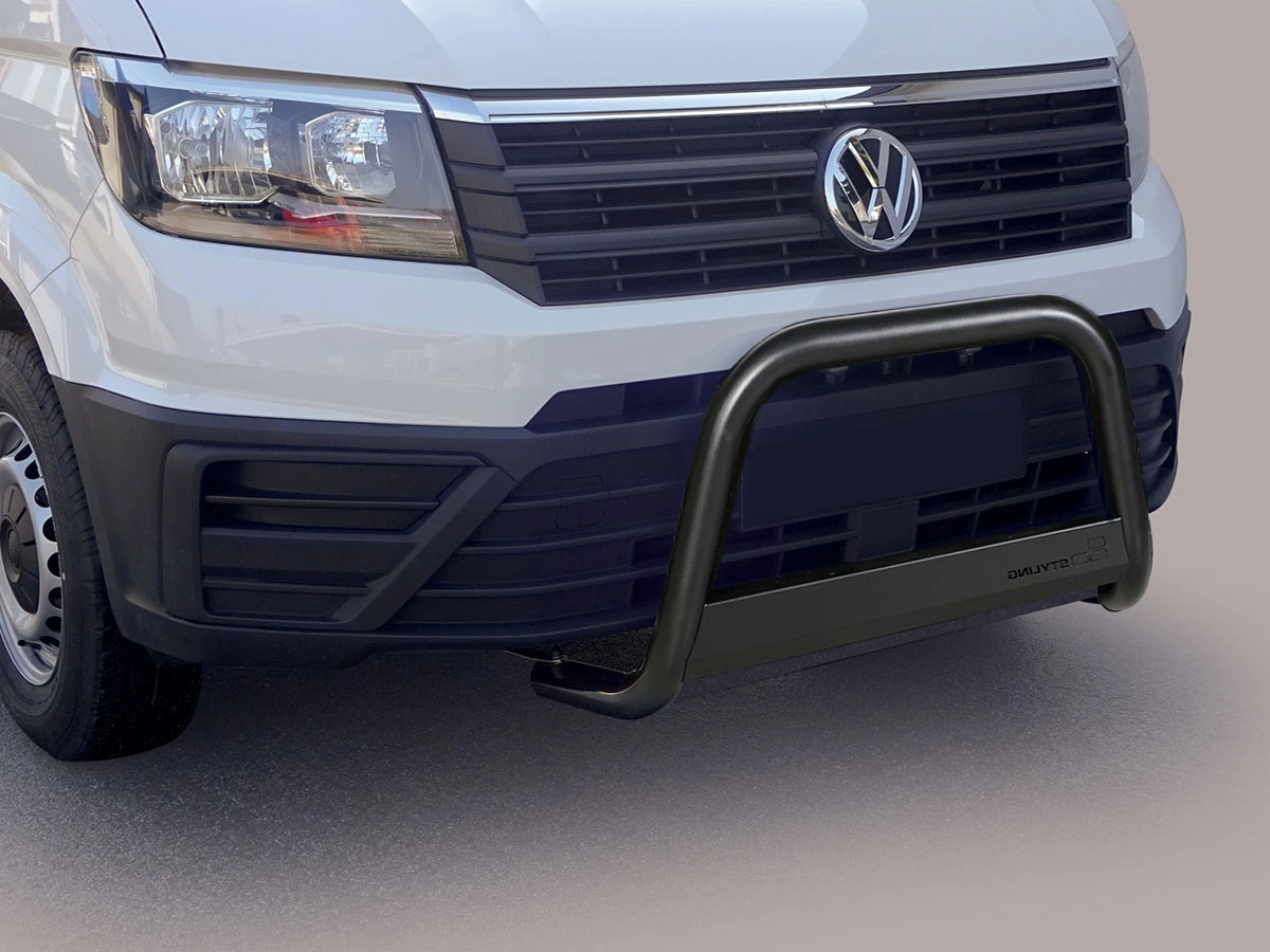 Defensa central MEDIUM-BAR inox negro Ø63mm Volkswagen Crafter [2017 - ] Man TGE [2018 - ]